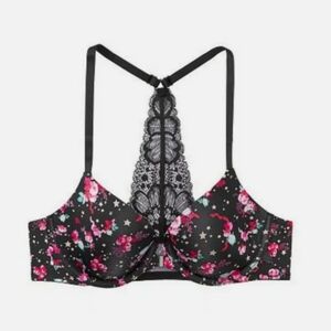 NWT Victoria's Secret Lightly Lined Demi Bra 36DDD Floral Print